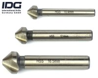 HSS Kegelsenker 10,4/12,4/16,5 mm, 90° nach DIN 335 C von IDG
