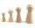 Figurenkegel konisch mit Hals, 70 x 30 mm (H x Ø) aus Buchenholz, 20 Stück