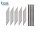 Kreisschneider/Kreiszeichner/Zirkel DONAU MS08, 300 mm, schneiden oder zeichnen, inkl. Ersatzklingen/Minen