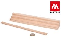 Rührholz / Holzspatel 258 x 16 x 3 mm, Buchenholz A-Qualität, 100 Stück