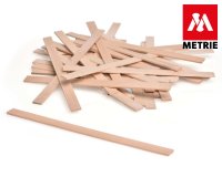 Rührholz / Holzspatel 258 x 16 x 3 mm, Buchenholz A-Qualität, 100 Stück