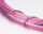 Aluminium-Draht rund Ø 1mm, 10m Länge, Tief Rosa