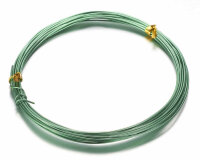 Aluminium-Draht rund Ø 1mm, 10m Länge, Grün